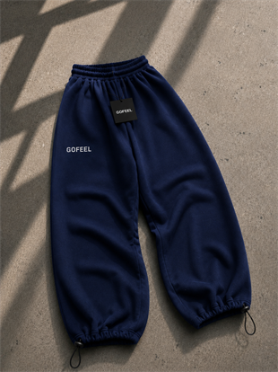 Gothic Detaylı Baggy Unisex Eşofman Altı