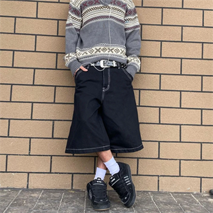 Graffiti Cortos Baggy Unisex Retro Şort