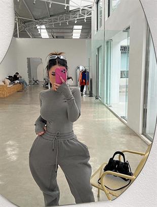 Gri Basic Bodysuit