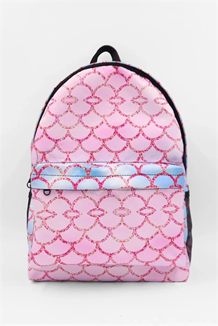 Harajuku School fit Pembe Denizkızı Tech Sırt Çantası