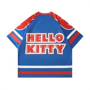 Hello Kitty Cute Mavi Jersey Oversize Forma