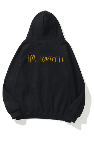İm Lovin It Mc Unisex Sweatshırt Siyah