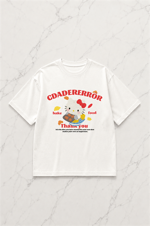 (Kadın) Gdadder Error Oversize Unisex T-shirt