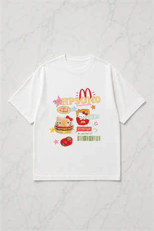 (Kadın) M Hpsomo Oversize Unisex T-shirt