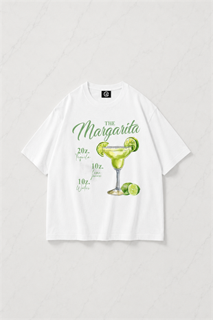 Kadın Margarita Tshirt Beyaz