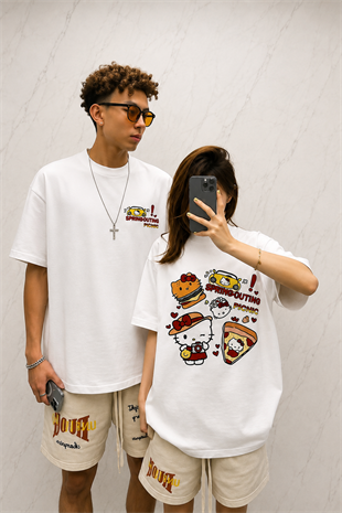 (Kadın) Spring Outing Oversize Unisex T-shirt