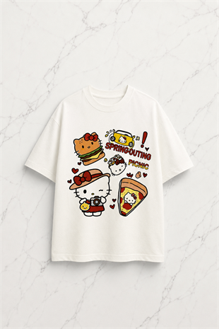 (Kadın) Spring Outing Oversize Unisex T-shirt