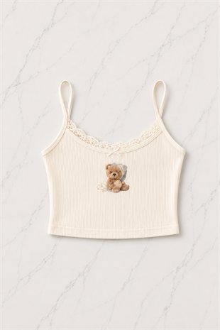 Kawaii Cute Bears Alt Üst Şort Takım