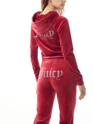 Kırmızı Juicy Kadife Pijama Takımı