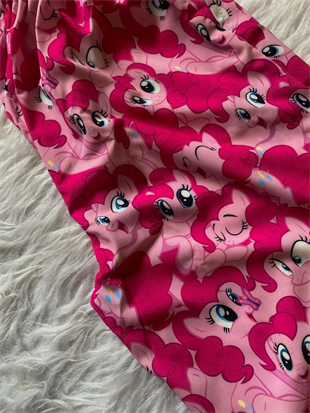 Kırmızı My Little Pony Pinkie Pie Desenli Şık Alt Üst Takım