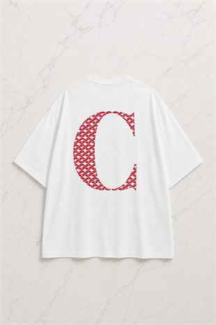 Kiss Design C Harfi Oversize T-shirt
