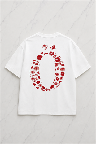 Kiss Design Ö Harfi Oversize T-shirt