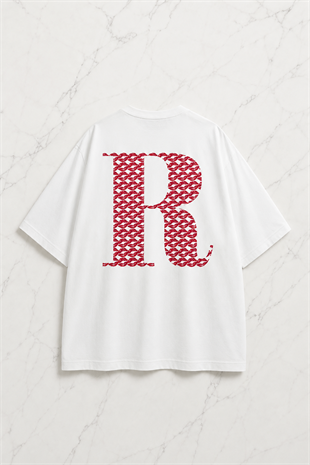 Kiss Design R Harfi Oversize T-shirt