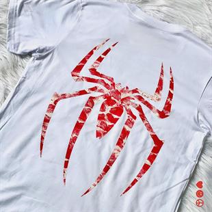 Kiss Spider Detail Oversize Unisex T-shirt