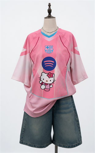 Kitty Detail Unisex Jersey Forma