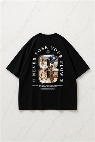 Lose Your Detaylı Oversize Unisex T-shirt