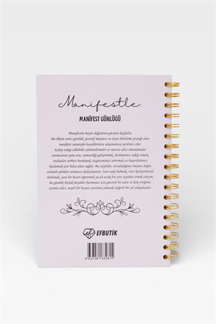 MANİFESTLE Manifest Günlüğü Ajanda Beyaz S1