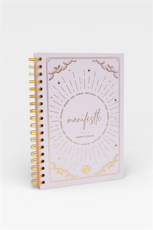MANİFESTLE Manifest Günlüğü Ajanda Beyaz S2