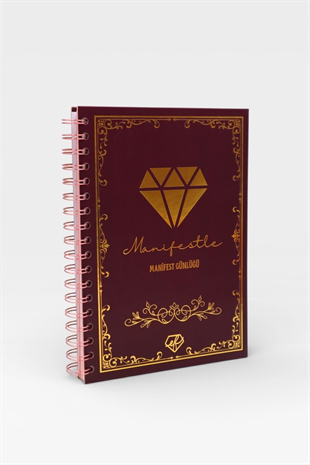 MANİFESTLE Manifest Günlüğü Ajanda Bordo S1