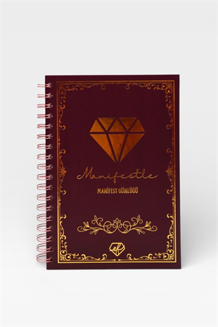 MANİFESTLE Manifest Günlüğü Ajanda Bordo S1