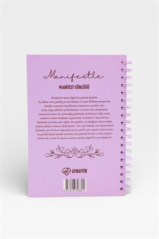 MANİFESTLE Manifest Günlüğü Ajanda Mor S2