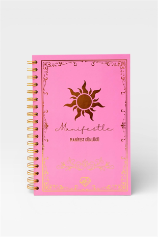 MANİFESTLE Manifest Günlüğü Ajanda Pembe S1