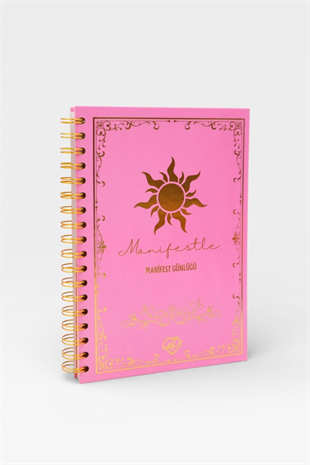 MANİFESTLE Manifest Günlüğü Ajanda Pembe S1