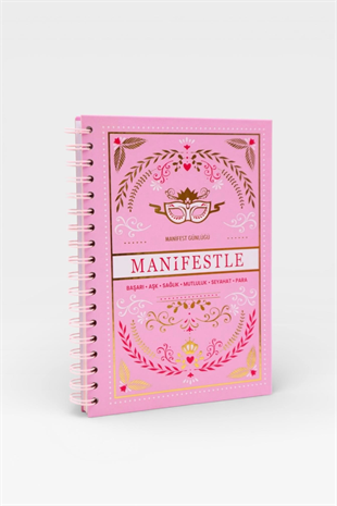 MANİFESTLE Manifest Günlüğü Ajanda Pembe S2