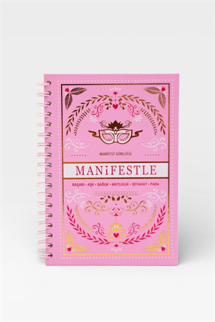 MANİFESTLE Manifest Günlüğü Ajanda Pembe S2