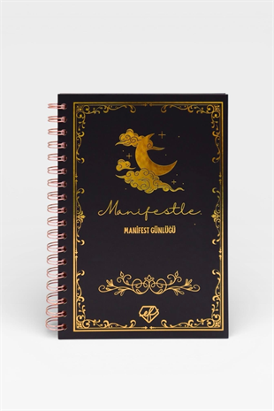 MANİFESTLE Manifest Günlüğü Ajanda Siyah S1