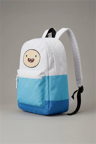 Mavi Adventure Time Finn Sırt Çantası