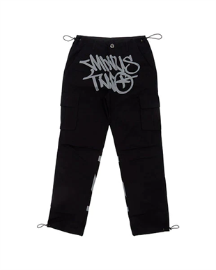 Minus Two Cargo Gri Uniesex Yıkamalı Jean