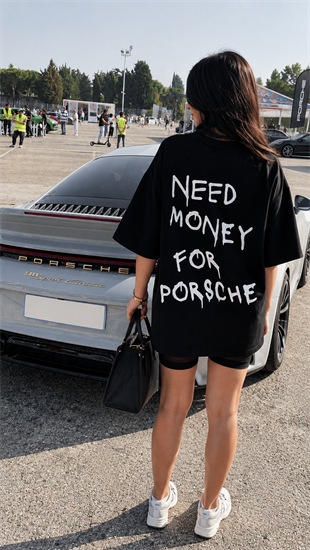Need Money For Porsche Detail Oversize Unisex T-shirt