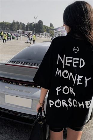 Need Money For Porsche Detail Oversize Unisex T-shirt