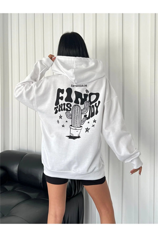 Outlet Find Oversize Unisex Sweatshirt Hırka