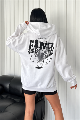 Outlet Find Oversize Unisex Sweatshirt Hırka