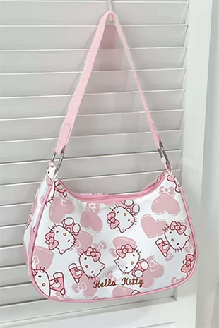Pembe Hello Kitty Lolita Kol Çantası