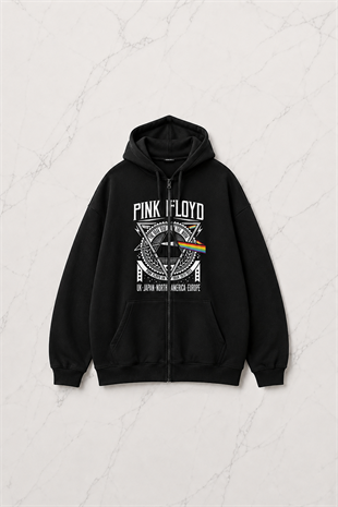 Pink Floyd Detail Oversize Unisex Sweatshirt