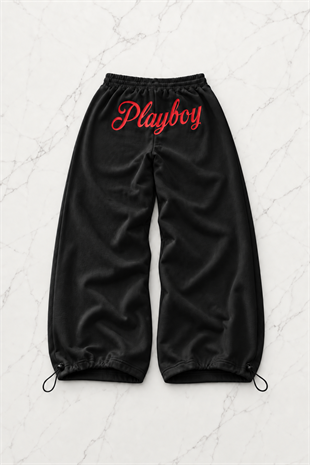 Playboy Detaylı Baggy Unisex Eşofman Altı