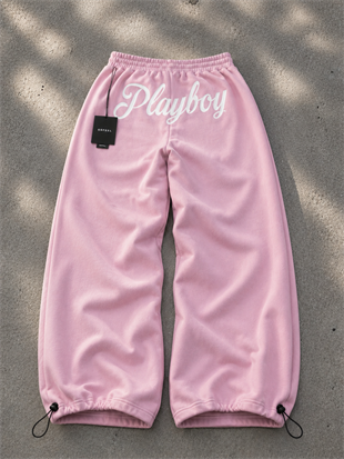 Playboy Detaylı Baggy Unisex Eşofman Altı