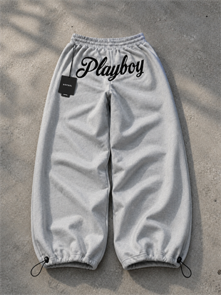 Playboy Detaylı Baggy Unisex Eşofman Altı