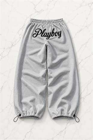 Playboy Detaylı Baggy Unisex Eşofman Altı