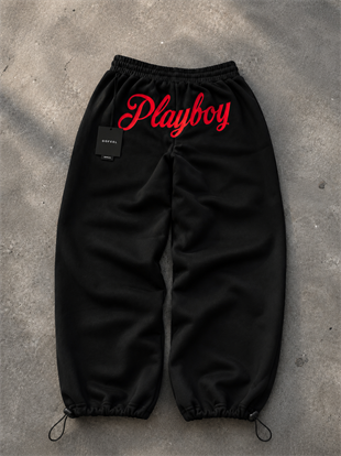 Playboy Detaylı Baggy Unisex Eşofman Altı
