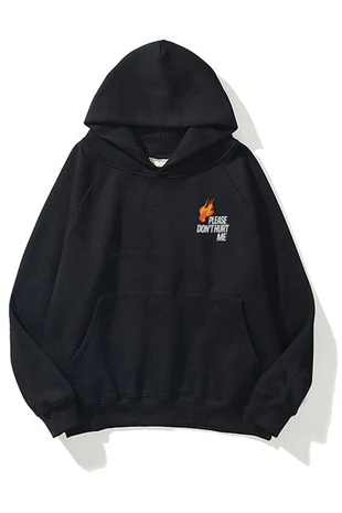 Please Dont Hurt Me Unisex Sweatshirt Hoodie Siyah