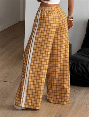 Prep Şeritli Baggy Unisex Eşofman Altı