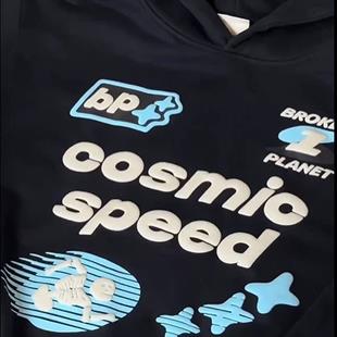 Racing Cosmic Speed Detail Oversize Sweatshirt
