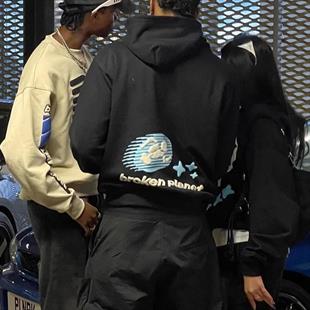 Racing Cosmic Speed Detail Oversize Sweatshirt