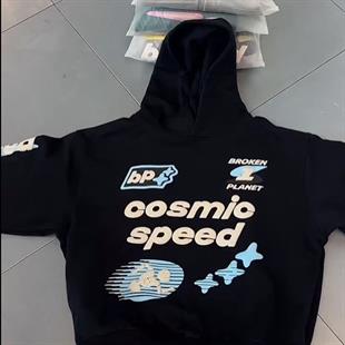 Racing Cosmic Speed Detail Oversize Sweatshirt