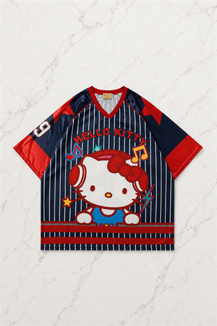 Red Hello Kitty Jersey T-shirt Forma
