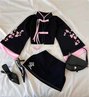 Sakura Chines Flower Set Takım